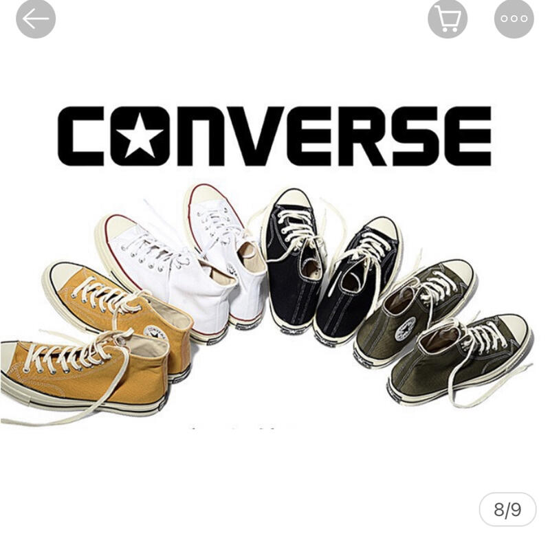 加州陽光-Converse 1970s 男女情侶 帆布鞋 板鞋all star 運動鞋 休閒鞋 滑板鞋 經典奶油頭