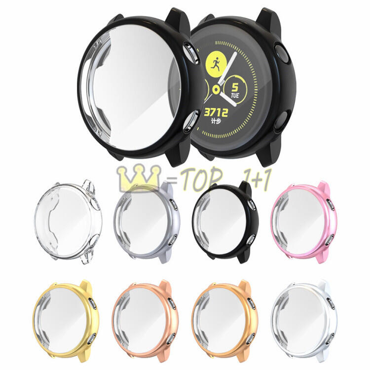 三星 Galaxy Watch Active2 保護殼 TPU 電鍍 防摔 全包屏 保護套 手錶錶殼 防刮 錶框