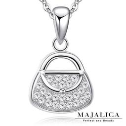 925純銀項鍊 Majalica 純銀飾「甜美小提包」單個價格 附保證卡 PN5102