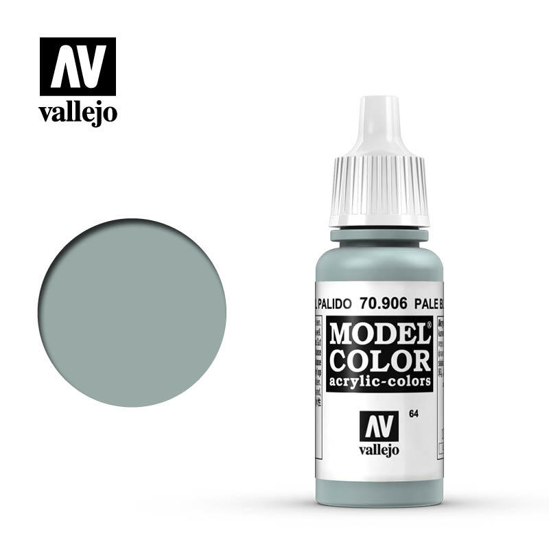 【奇模集】Vallejo Model Color 低飽和藍色 Pale Blue 70906 (64)