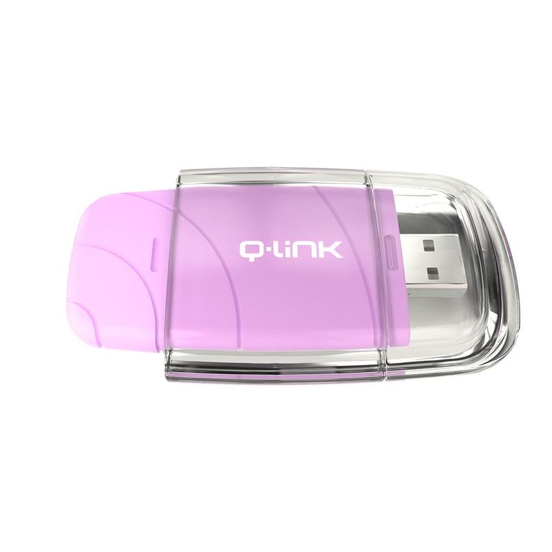 【美國進口】 Q-Link USB 粉色 量子光罩 降低電磁波 辦公室 教室 健身房 適用