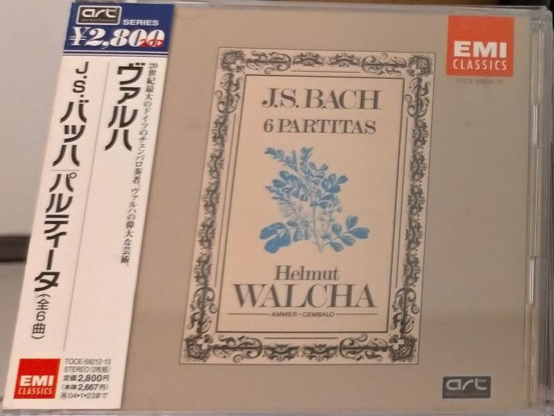 【二手】瓦爾哈彈奏大鍵琴 巴哈六首組曲 (2CD)