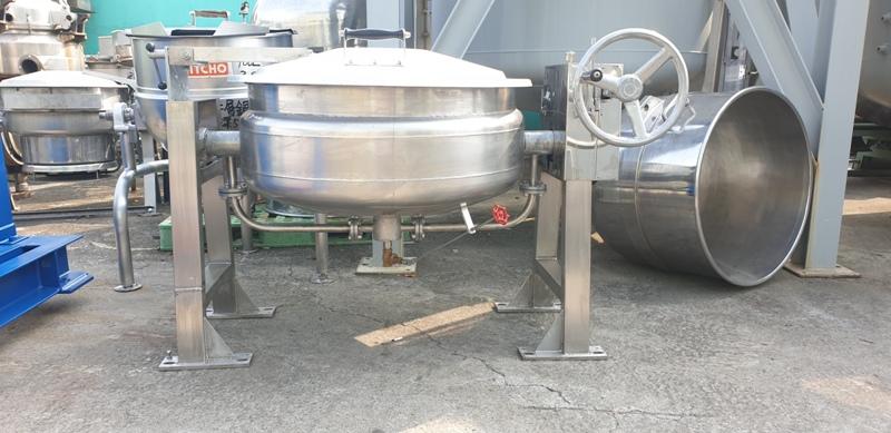 白鐵蒸氣蒸煮二層鍋~130公升~日本外匯中古