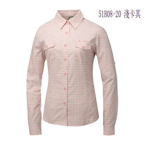 多件優惠【Mountneer山林】 女彈性透氣排汗快乾抗UV長袖襯衫51B08- /團體服襯衫/吸濕排汗/野雁戶外
