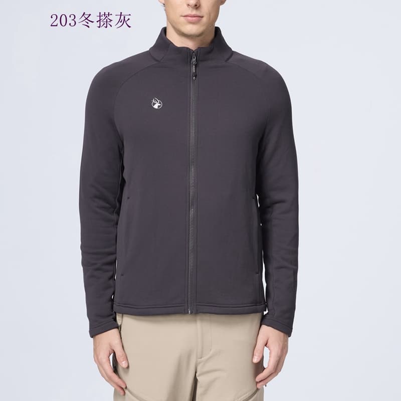 多件優惠【WILDLAND荒野】男stretch輕量超暖中層外套0B32610/內布刷毛外套/中層保暖外套/登山/野雁