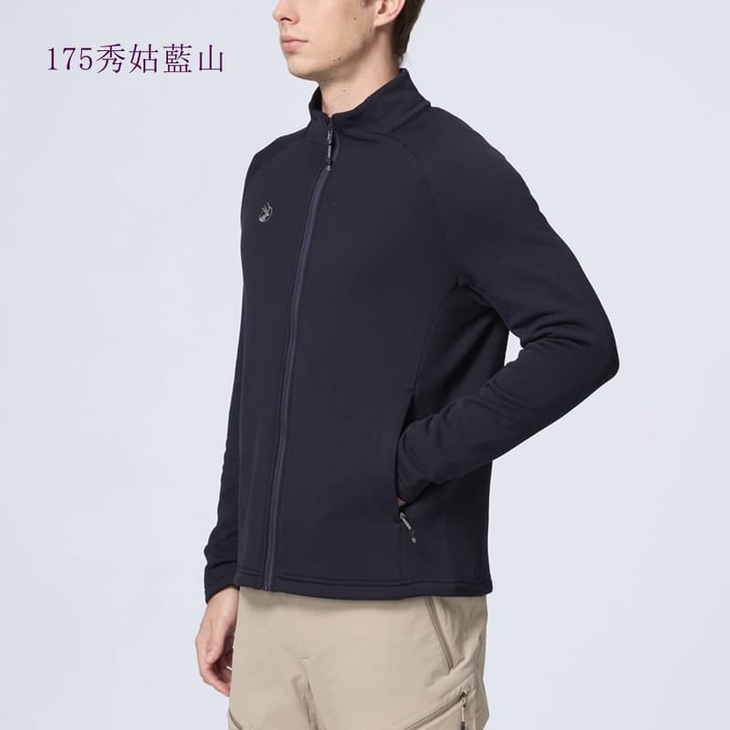 多件優惠【WILDLAND荒野】男stretch輕量超暖中層外套0B32610/內布刷毛外套/中層保暖外套/登山/野雁