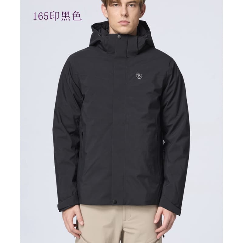 多件優惠【Wildland 荒野】男彈性防水3in1+羽絨兩件式外套0B32920 雪衣/衝鋒衣/防水外套/滑雪 登山/