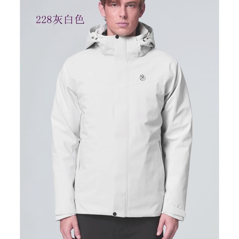 多件優惠【Wildland 荒野】男彈性防水3in1+羽絨兩件式外套0B32920 雪衣/衝鋒衣/防水外套/滑雪 登山/