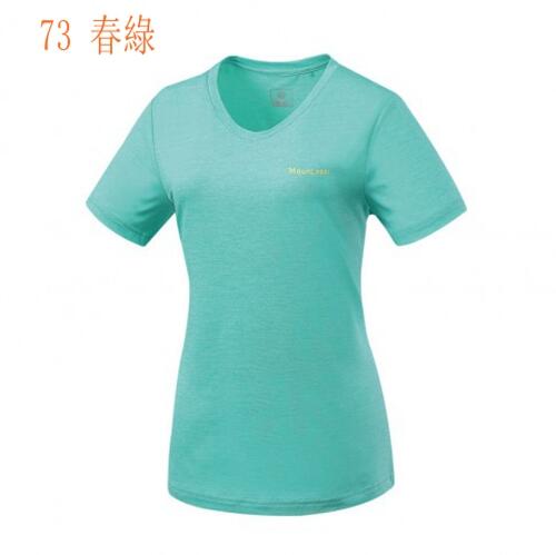 多件優惠【Mountneer山林】女抗UV透氣V領上衣41P58/吸濕排汗透氣快乾衣/涼感衣/抗紫外線/野雁戶外