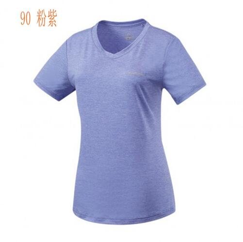 多件優惠【Mountneer山林】女抗UV透氣V領上衣41P58/吸濕排汗透氣快乾衣/涼感衣/抗紫外線/野雁戶外