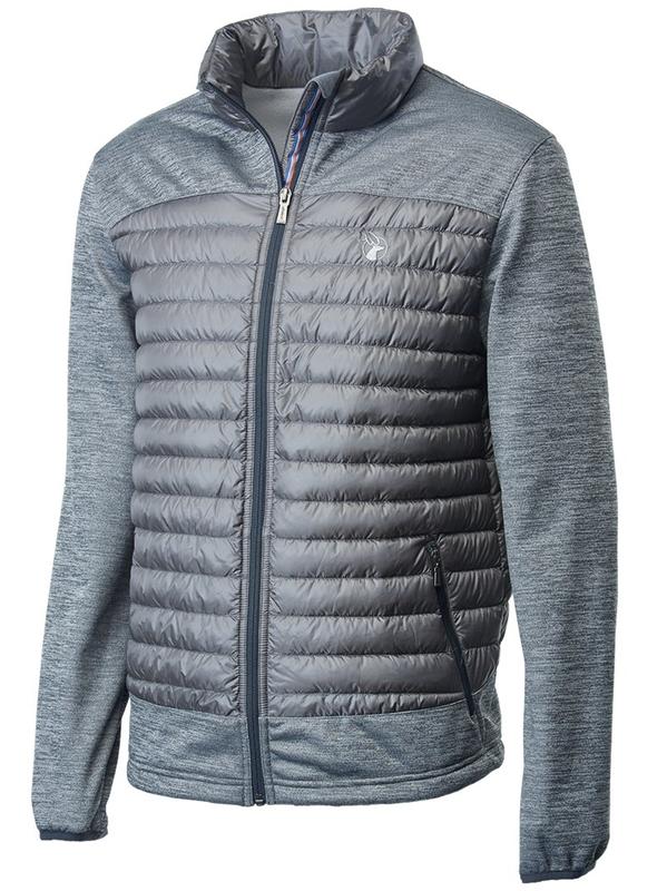 【WILDLAND荒野】男彈性針織拼接輕羽絨衣0A62992  JIS日規90/10 保暖/中層衣/禦寒野雁