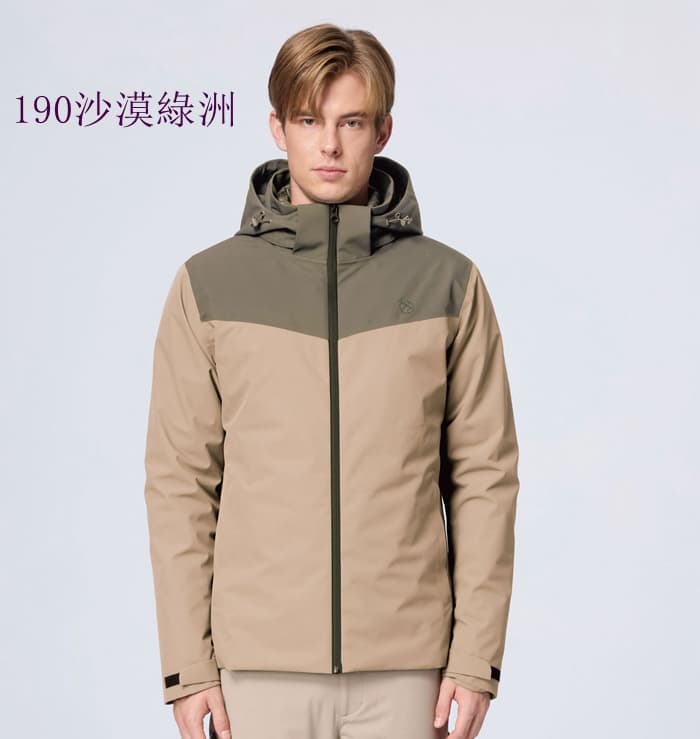 多件優惠【Wildland 荒野】男防水3in1+羽絨兩件式外套0B32918雪衣/衝鋒衣/防水外套/滑雪 登山/野雁