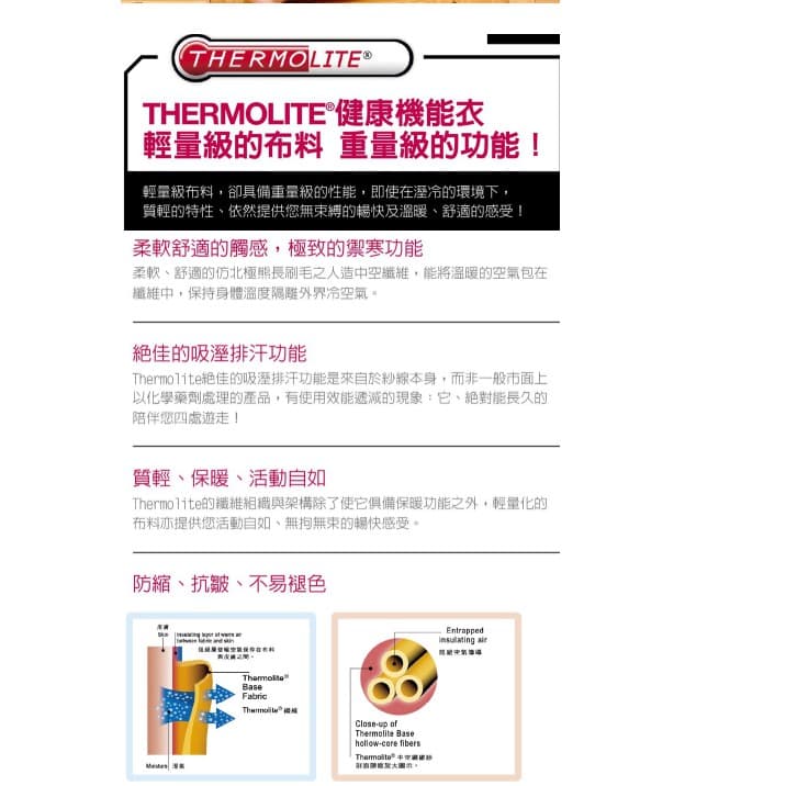 【瑞多仕RATOPS】女Thermolite長刷毛保暖內衣.發熱衣/衛生衣/內搭衣DB4520/4521/吸濕排汗透氣
