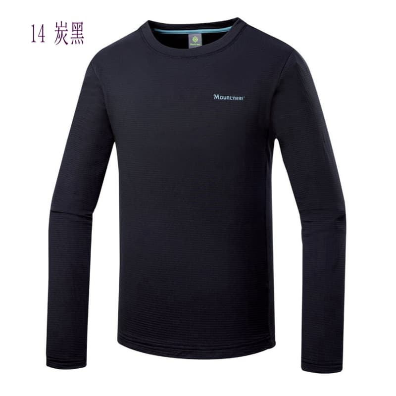 多件優惠【Mountneer山林】男款圓領 雲彩針織保暖上衣22P17 保暖中層/ 單刷衣/吸濕排汗透氣快乾/野雁戶外