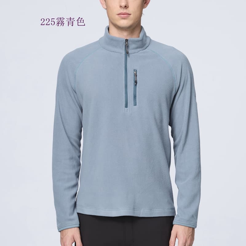 多件優惠【WILDLAND荒野】男彈性雙面刷毛PILE胸袋保暖衣 0B32502/中層衣/發熱衣/刷毛衣/登山滑雪