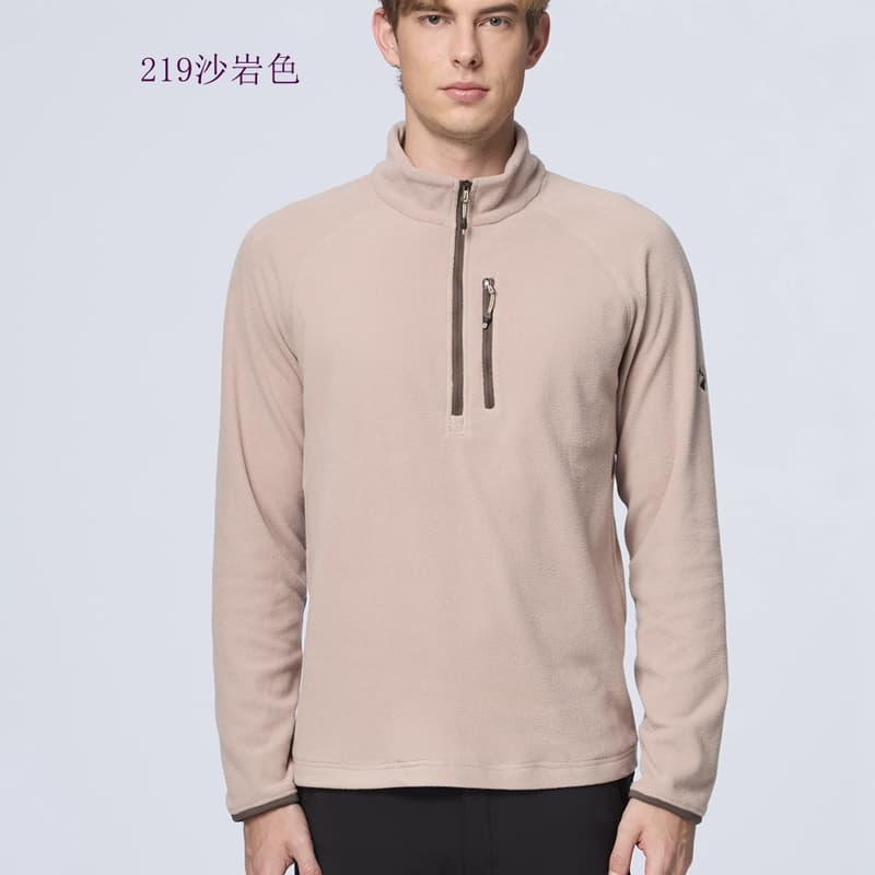 多件優惠【WILDLAND荒野】男彈性雙面刷毛PILE胸袋保暖衣 0B32502/中層衣/發熱衣/刷毛衣/登山滑雪