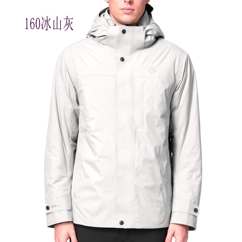 多件優惠【Wildland 荒野】男Polartec中空輕量極暖防水外套0B32906/雪衣/衝鋒衣/防風防水外套/野雁