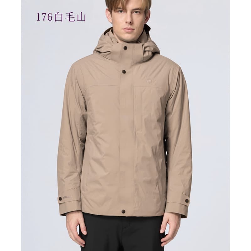 多件優惠【Wildland 荒野】男Polartec中空輕量極暖防水外套0B32906/雪衣/衝鋒衣/防風防水外套/野雁