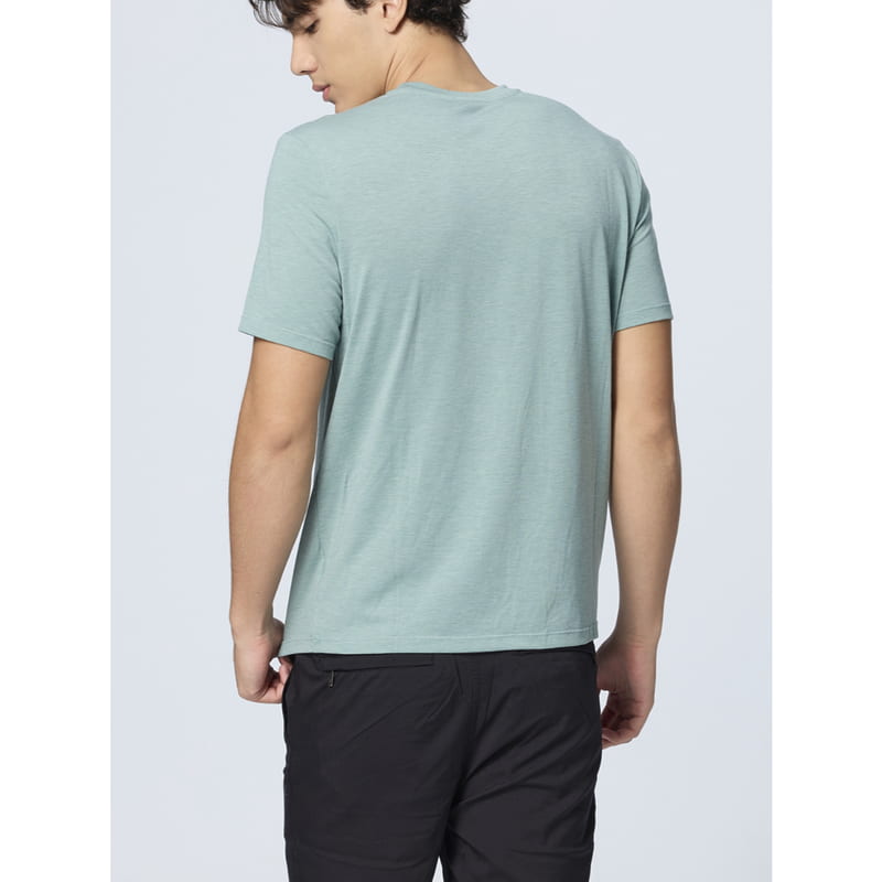 多件優惠【Wildland 荒野】男彈性雙色吸排印花圓領機能衣0B51606透氣快乾/短T恤/登山 露營