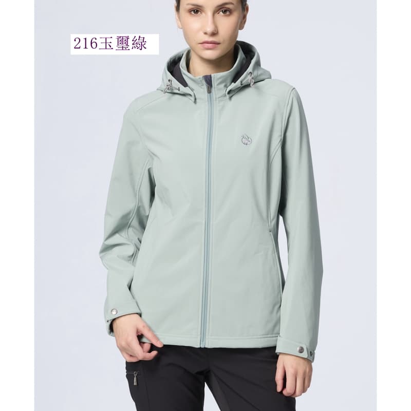【WILDLAND荒野】女彈性防風超潑機能輕量外套W2903輕量內刷毛/防風防潑水外套/軟殼登山外套/野雁