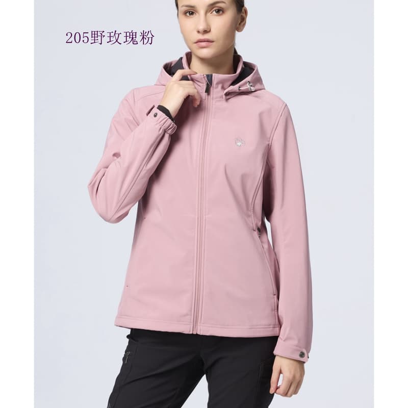 【WILDLAND荒野】女彈性防風超潑機能輕量外套W2903輕量內刷毛/防風防潑水外套/軟殼登山外套/野雁