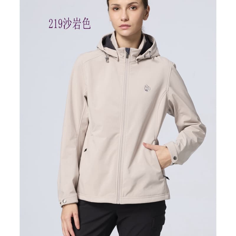 【WILDLAND荒野】女彈性防風超潑機能輕量外套W2903輕量內刷毛/防風防潑水外套/軟殼登山外套/野雁