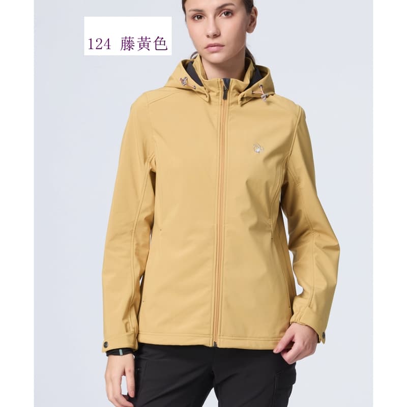 【WILDLAND荒野】女彈性防風超潑機能輕量外套W2903輕量內刷毛/防風防潑水外套/軟殼登山外套/野雁
