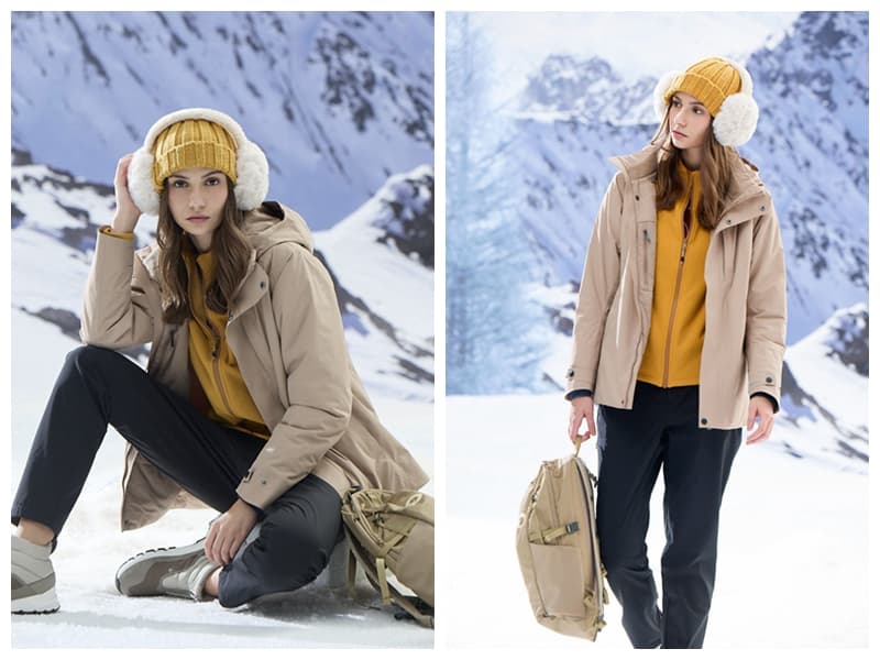 多件優惠【Wildland 荒野】女Polartec中空輕量極暖防水外套0B32905/雪衣/衝鋒衣/防風防水外套/野雁