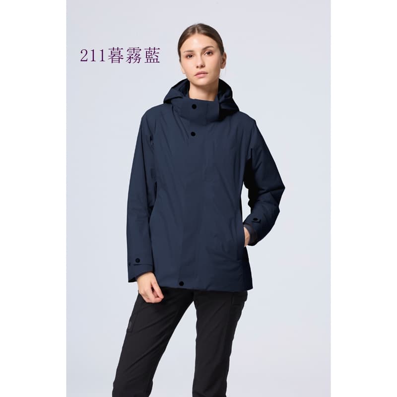 多件優惠【Wildland 荒野】女Polartec中空輕量極暖防水外套0B32905/雪衣/衝鋒衣/防風防水外套/野雁