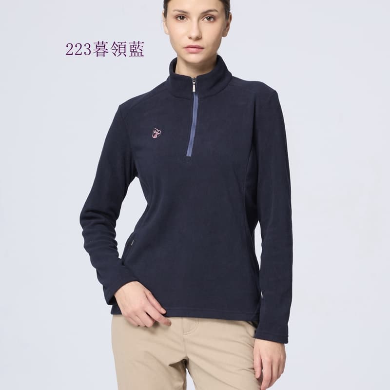 多件優惠【Wildland荒野】女彈性雙面刷毛PILE機能保暖衣 0B32501/中層衣/發熱衣/刷毛衣/登山 滑雪