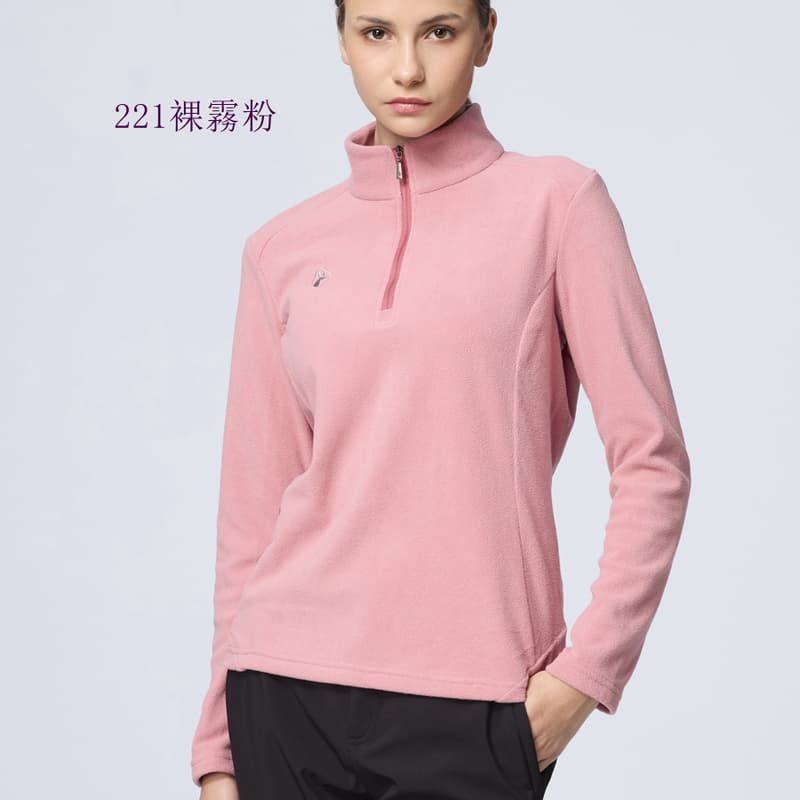 多件優惠【Wildland荒野】女彈性雙面刷毛PILE機能保暖衣 0B32501/中層衣/發熱衣/刷毛衣/登山 滑雪