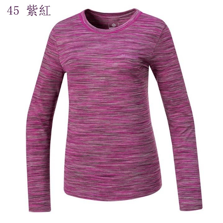 多件優惠【Mountneer山林】女圓領排汗保暖上衣 52P16- 保暖衣/中層衣/ 吸濕排汗透氣快乾/禦寒/野雁