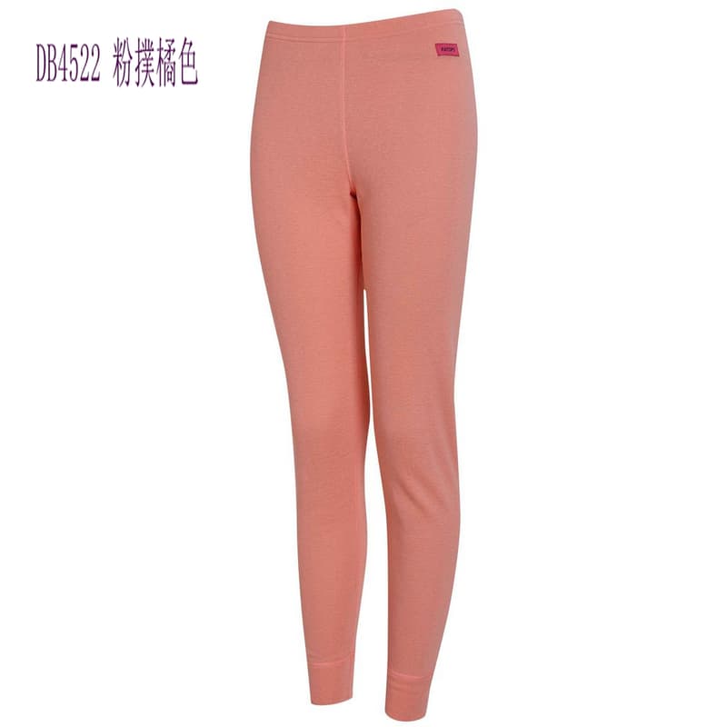 【瑞多仕RATOPS】女Thermolite長刷毛保暖內褲 DB4522 粉撲橘色 彈性/發熱衣/衛生衣/內搭/野雁戶外