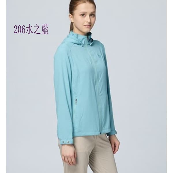 多件優惠【Wildland 荒野】女彈性涼感抗UV輕薄外套W1917防曬外套 /吸濕排汗透氣快乾抗UV外套/野雁戶外