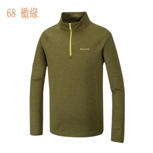 多件優惠【Mountneer山林】男款 雲彩針織保暖上衣22P15中層衣/ 吸濕排汗透氣快乾/禦寒/野雁戶外