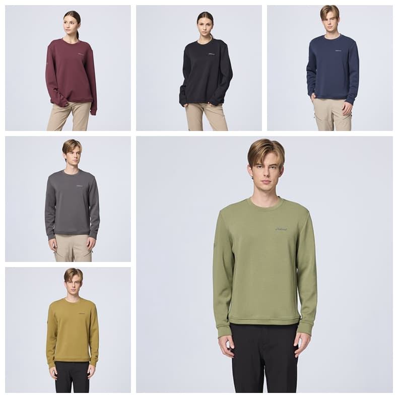 多件優惠【WILDLAND荒野】中性彈性圓領太空機能保暖衣0B32603//吸濕快乾/秋冬登山機能衣/登山旅遊/野雁