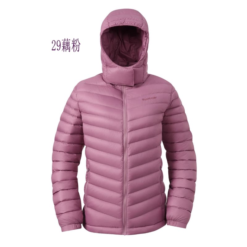 【Mountneer山林】女款防潑水極暖鵝絨外套/52J10帽可拆/防風外套/保暖外套/登山露營 賞雪/野雁戶外