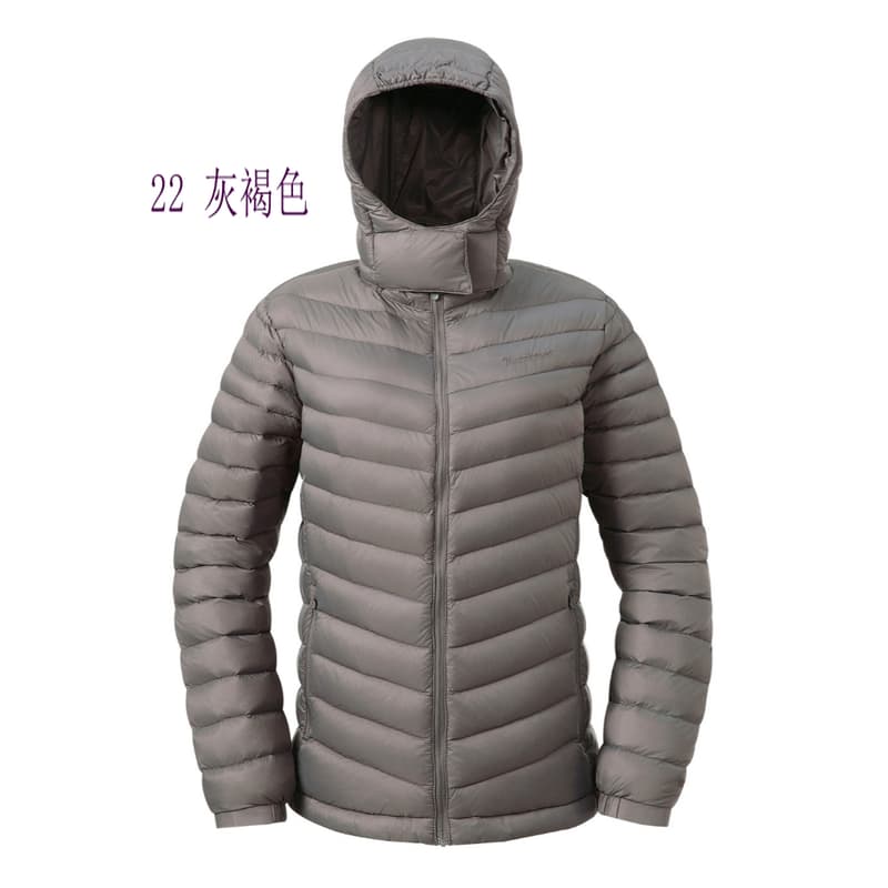 【Mountneer山林】女款防潑水極暖鵝絨外套/52J10帽可拆/防風外套/保暖外套/登山露營 賞雪/野雁戶外