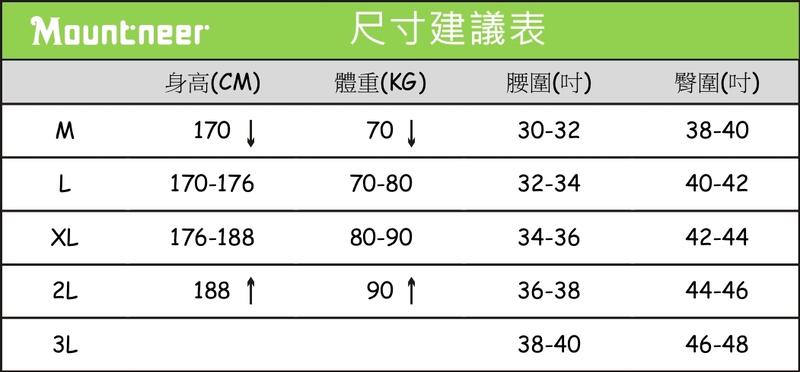 多件優惠【Mountneer山林】 中性透氣排汗針織短褲 51S27吸濕排汗/透氣快乾/抗UV/運動褲/野雁戶外