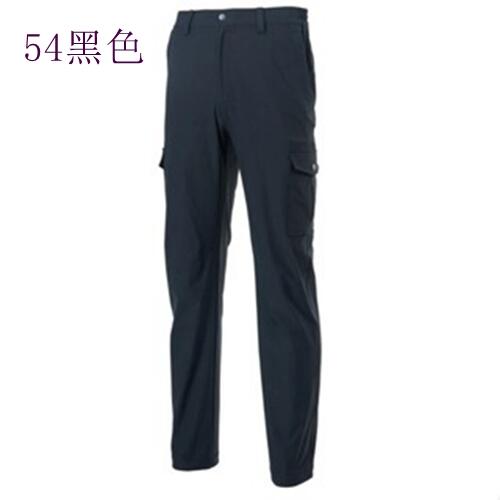 多件優惠【荒野wildland】男彈性貼袋四季款休閒長褲S2376-54黑色彈性 保暖 吸濕排汗透氣快乾褲/大尺寸
