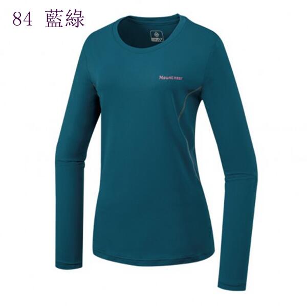 多件優惠【Mountneer山林】女彈性透氣排汗快乾抗UV長袖上衣 51P18/ /春夏薄款防曬衣/涼感衣/登山/野雁