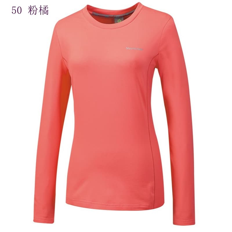 多件優惠【Mountneer山林】女快熱保暖圓領上衣42P06 /保暖衣/中層衣/ 吸濕排汗透氣快乾//野雁戶外