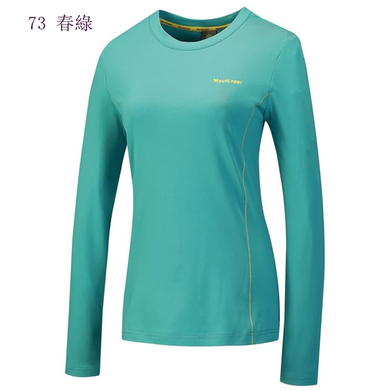 多件優惠【Mountneer山林】女快熱保暖圓領上衣42P06 /保暖衣/中層衣/ 吸濕排汗透氣快乾//野雁戶外