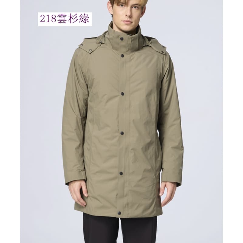 多件優惠【Wildland 荒野】男PR棉輕量極暖防水長版外套0B32902/雪衣/衝鋒衣/防風防水外套/野雁