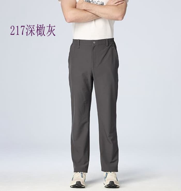 多件優惠【荒野wildland】男彈性四季款休閒長褲S2380-彈性 保暖 吸濕排汗透氣快乾/上班爬山/野雁