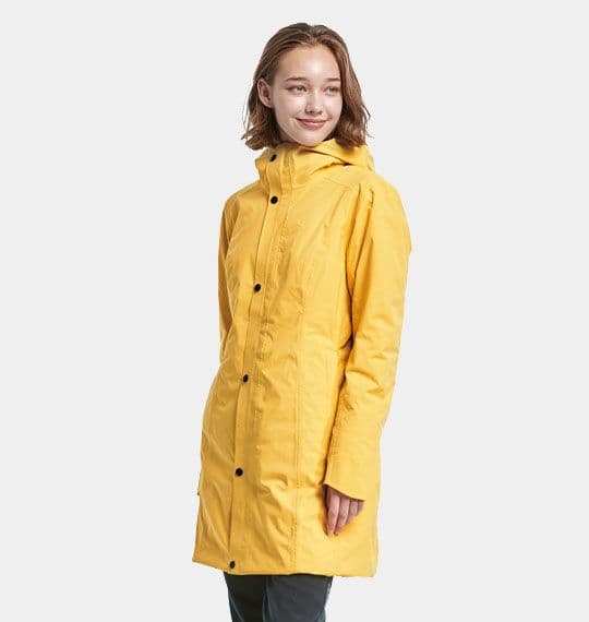 【Wildland 荒野】女長版PR棉輕量防水外套0A82901/防風防水/保暖外套 /雪地旅遊/野雁戶外