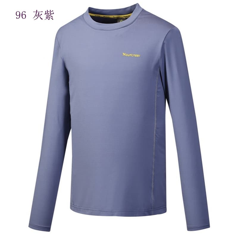 多件優惠【Mountneer山林】男快熱保暖圓領上衣42P05/保暖衣/中層衣/ 吸濕排汗透氣快乾//野雁戶外