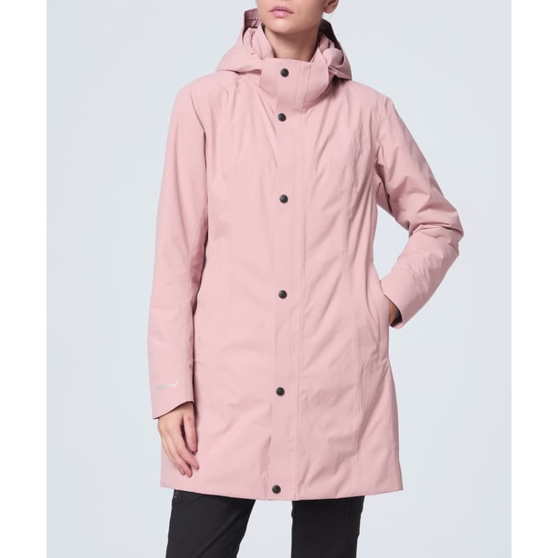 多件優惠【Wildland 荒野】女PR棉輕量極暖防水長版外套0B32901/雪衣/衝鋒衣/防風防水外套/野雁