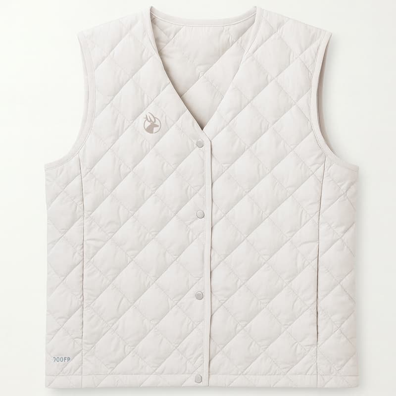 多件優惠【WILDLAND荒野】女700FP輕暖V領羽絨背心 0B32175 JIS日規90/10羽絨/內搭背心/野雁