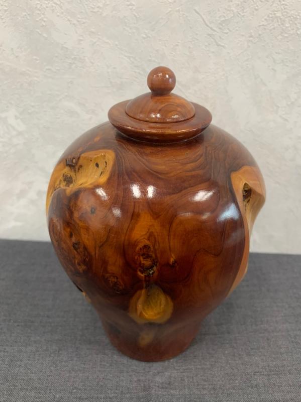 【私人收藏】檀香木花瓶 木花瓶 檀香味 檀香裝飾品 木壺
